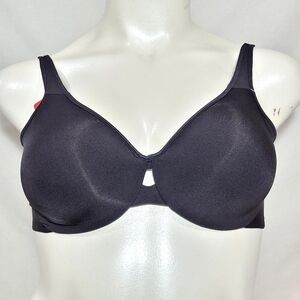 36D Lilyette 904 Plunge Into Comfort‎ Keyhole Underwire Black NWT